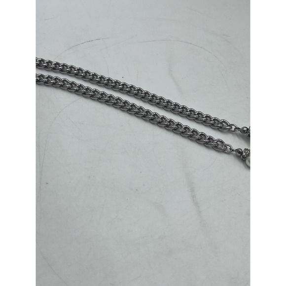 WHITE HOUSE BLACK
MARKET Pearl Tassel Pave Crystal Accents Necklace - Picture 14 of 15